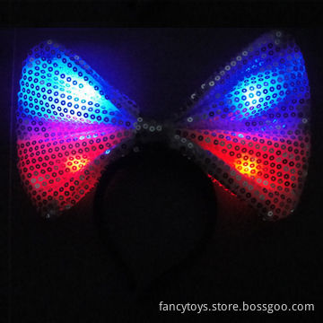 LED Sequin Bow